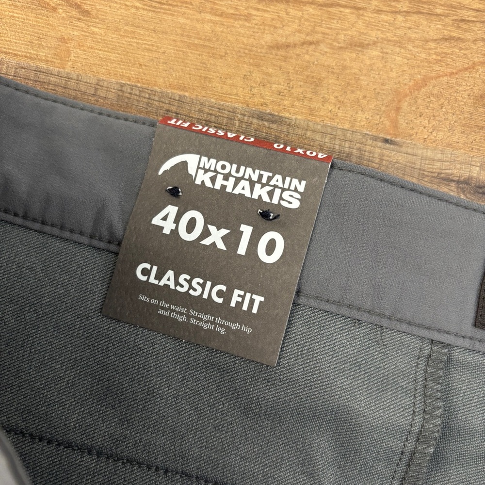 Mountain Khakis Classic Fit Waterrock Short Jackson Grey NWT - Picture 4 of 7